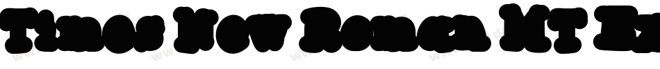 Times New Roman MT Extra Bold字体转换